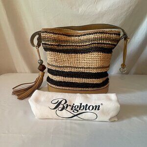 Like new Brighton straw handbag